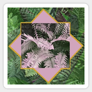 Fern Collage Sticker